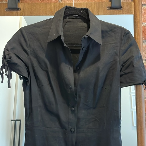 NWT Theory Black Mini Dress - Picture 3 of 3